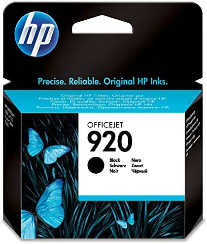 HP 920 cartouche d'encre Noire authentique CD971AE (TVA incluse)