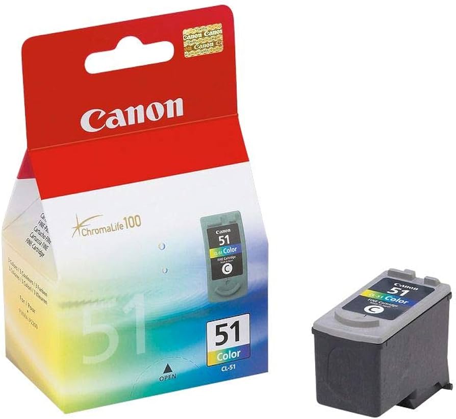 Canon CL-51 cartouche d'encre Tricolore authentique (TVA incluse)