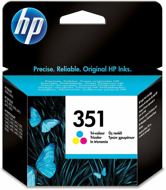 HP 351 cartouche d'encre Tricolore authentique CB337EE (TVA incluse)