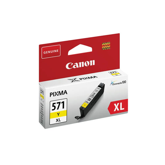 Canon CLI-571XL Cartouche d'encre Jaune authentique (TVA incluse)