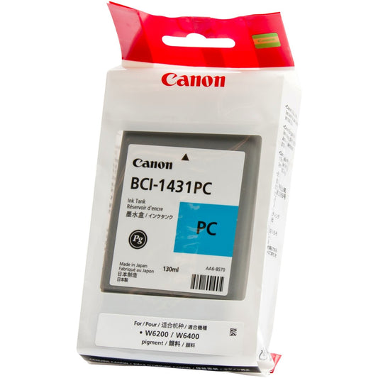 Canon BCI-1431PC cartouche d'encre Photo Cyan authentique (TVA incluse)