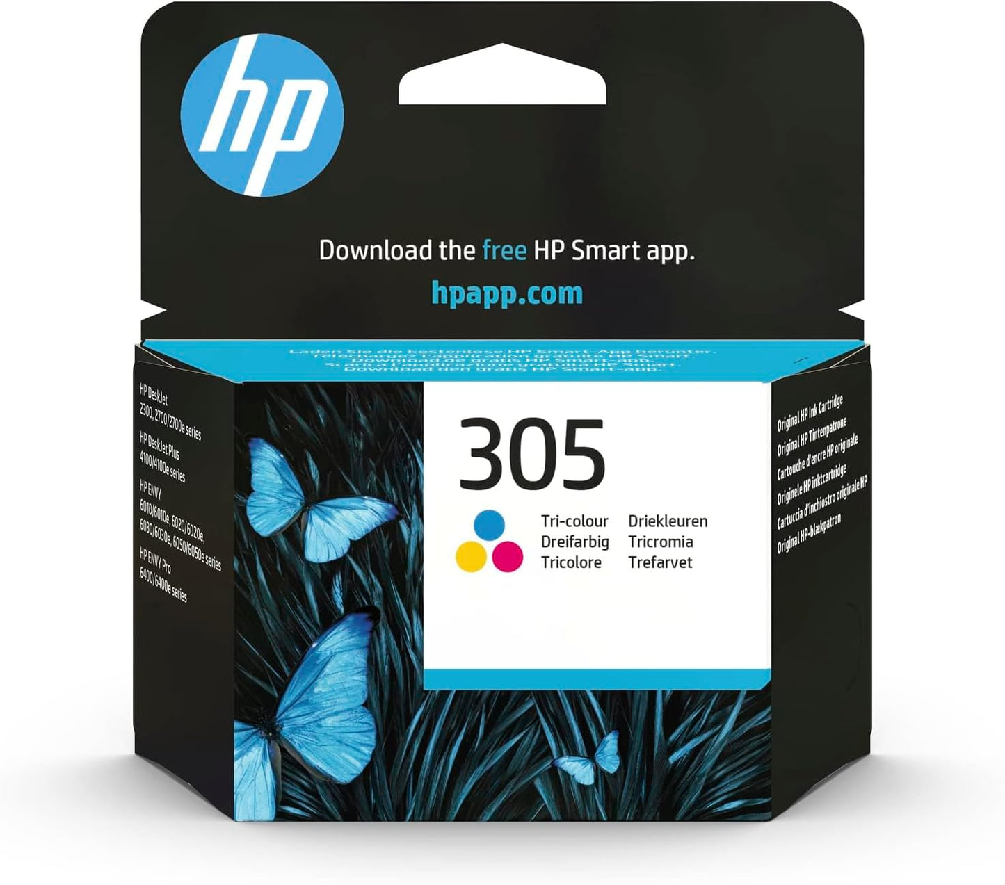 HP 305 cartouche d'encre Tricolore authentique 3YM60AE (TVA incluse)