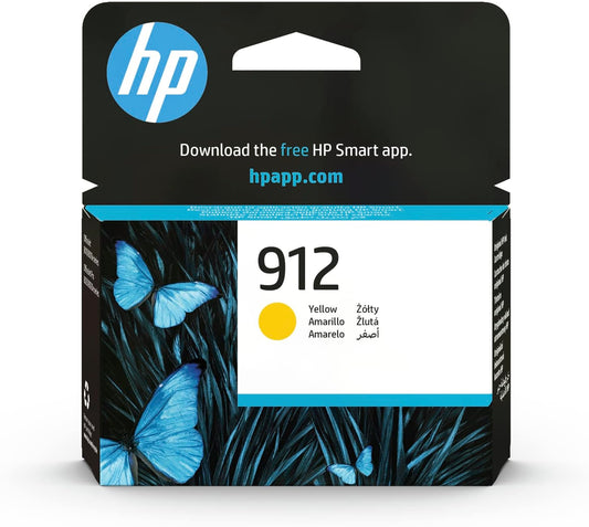 HP 912 cartouche d'encre Jaune authentique 3YL79AE (TVA incluse)