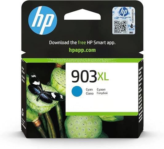 HP 903XL cartouche d'encre Cyan authentique T6M03AE (TVA incluse)