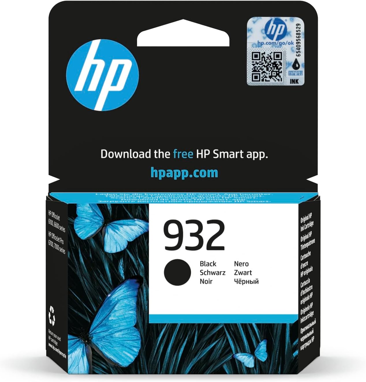 HP 932 cartouche d'encre Noire authentique CN057AE (TVA incluse)