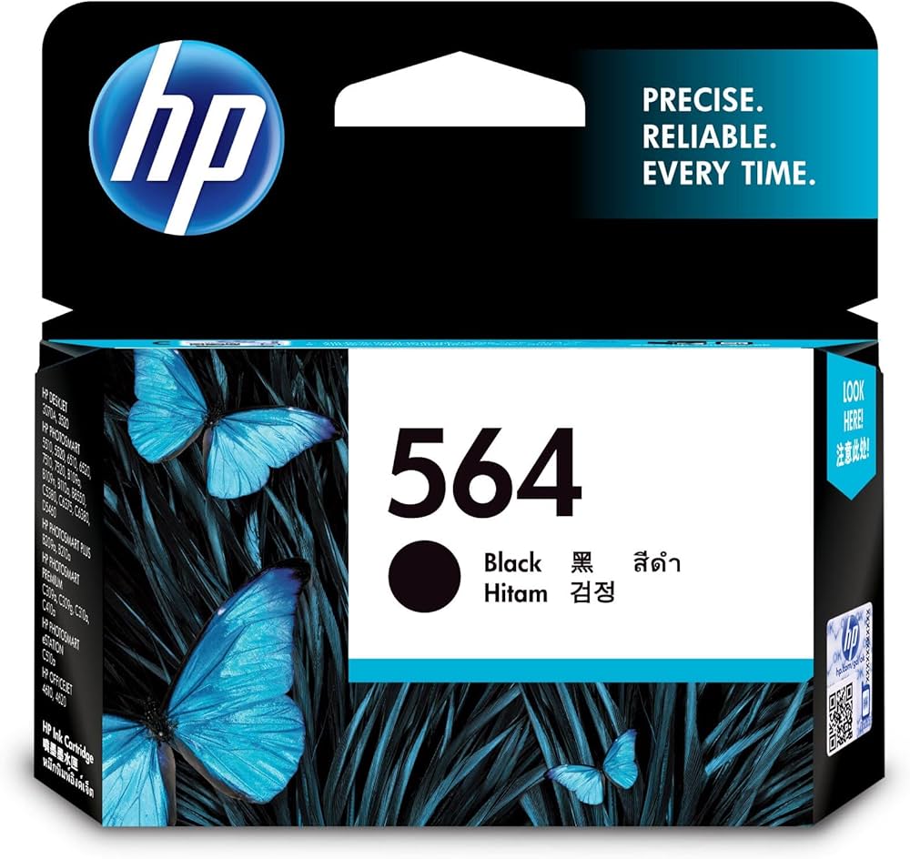 HP 564 cartouche d'encre Noire authentique CB316WN (TVA incluse)