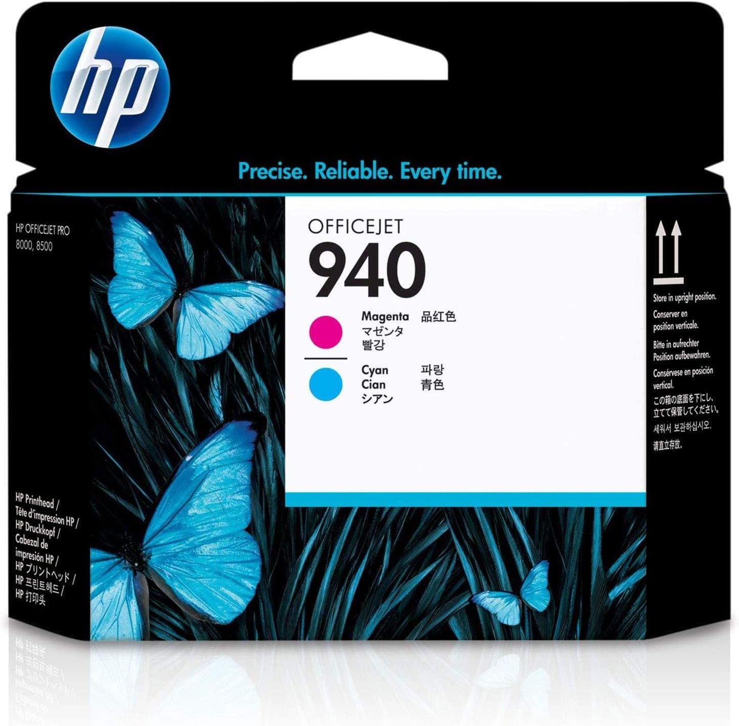 HP 940 Tête d'impression Magenta/Cyan authentique C4901A (TVA incluse)