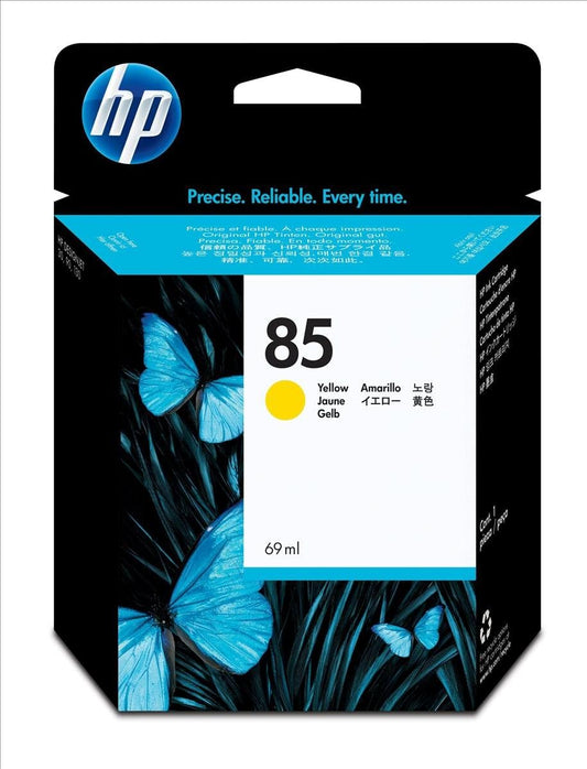 HP 85 cartouche d'encre Jaune authentique C9427A (TVA incluse)