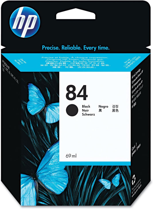 HP 84 cartouche d'encre Noire authentique C5016A (TVA incluse)