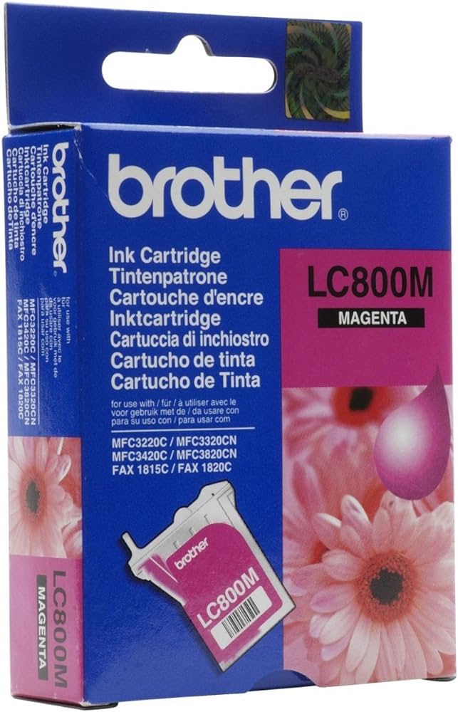 Brother LC800M cartouche d'encre Magenta authentique (TVA incluse)