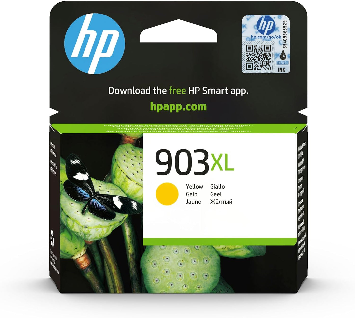 HP 903XL cartouche d'encre Jaune authentique T6M11AE (TVA incluse)