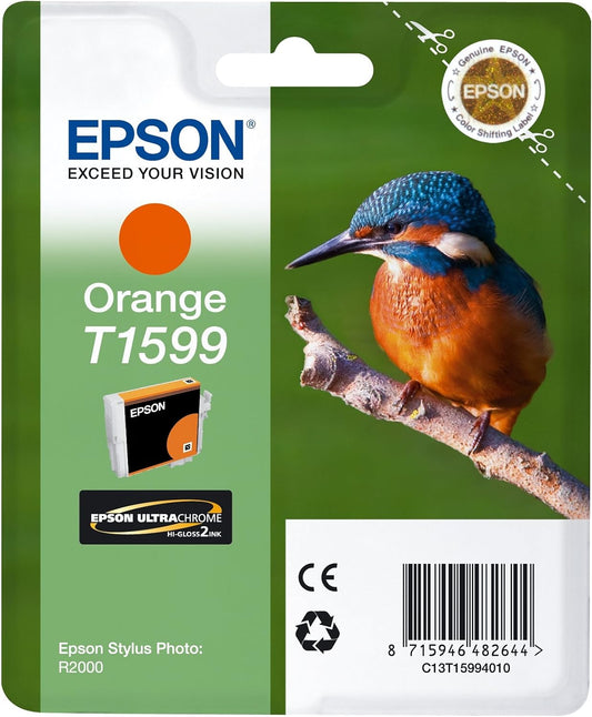 Epson T1599 cartouche d'encre Orange authentique C13T15994010 (TVA incluse)