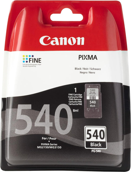 Canon PG-540 Cartouche d'encre Noire authentique (TVA incluse)