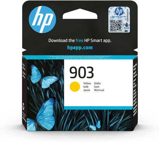 HP 903 cartouche d'encre Jaune authentique T6L95AE (TVA incluse)