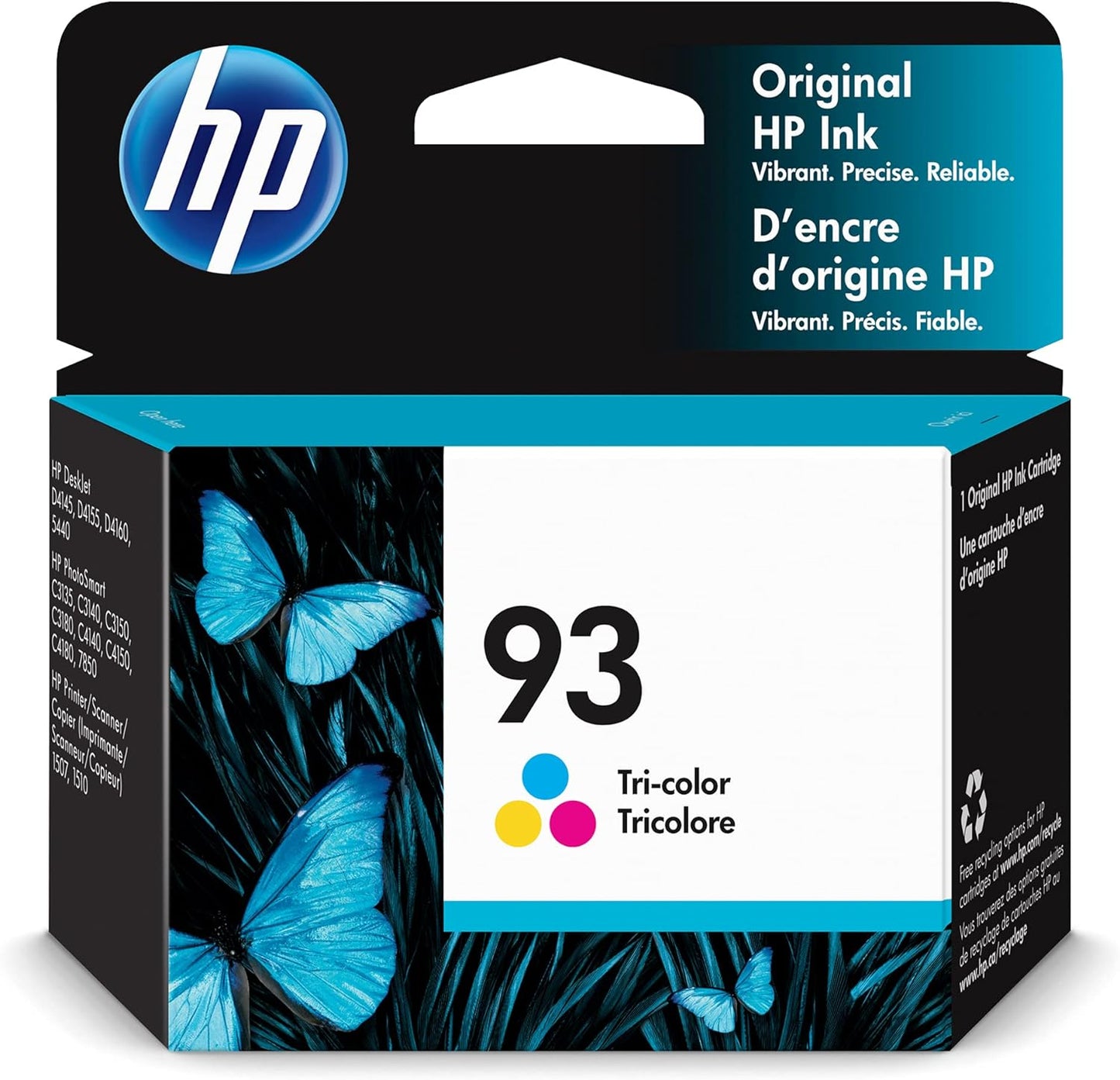 HP 93 cartouche d'encre Tricolore authentique C9361W (TVA incluse)