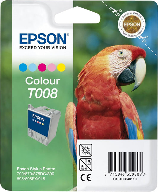 Epson T008 cartouche d'encre Couleur authentique C13T00840110 (TVA incluse)