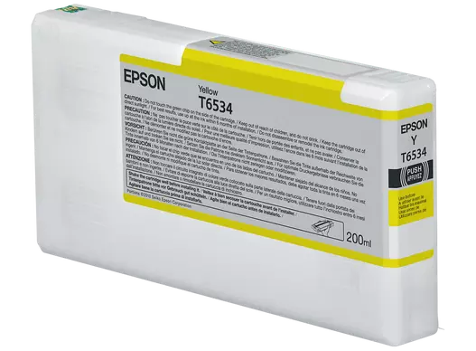 Epson T6534 cartouche d'encre Jaune authentique (TVA incluse)