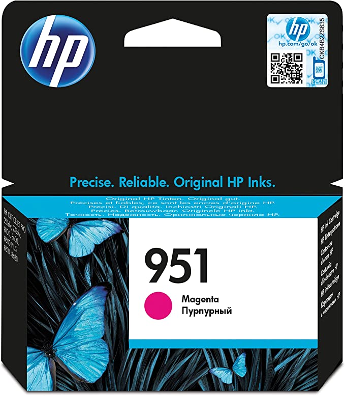 HP 951 cartouche d'encre Magenta authentique CN051AE (TVA incluse)