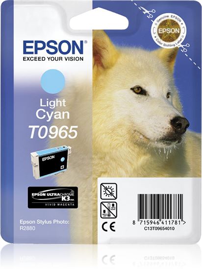 Epson T0965 cartouche d'encre Cyan Clair authentique C13T09654010 (TVA incluse)