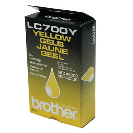 Brother LC700Y cartouche d'encre Jaune authentique (TVA incluse)