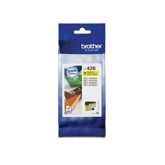 Brother LC426 cartouche d'encre Jaune authentique (TVA incluse)