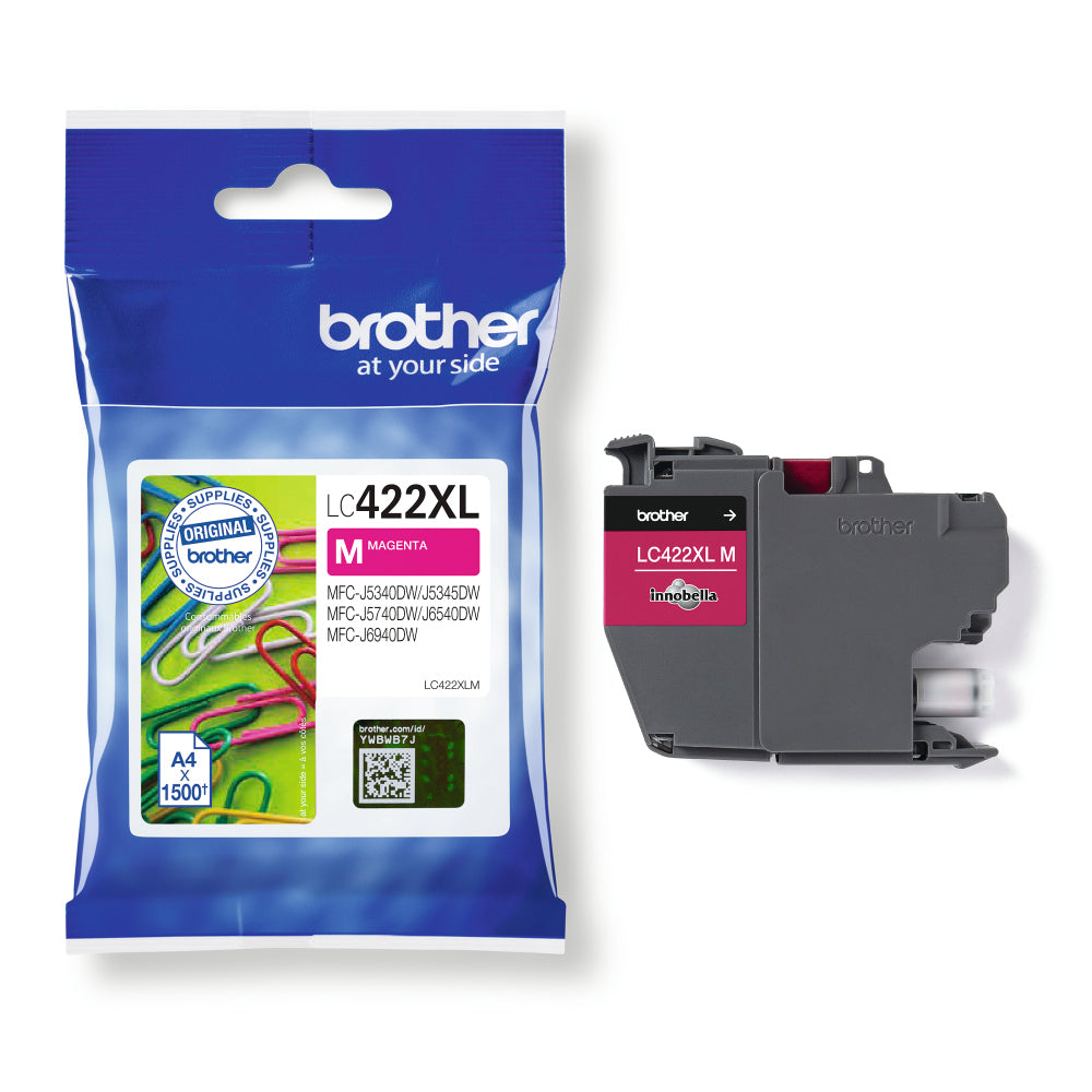 Brother LC422XL cartouche d'encre Magenta authentique (TVA incluse)