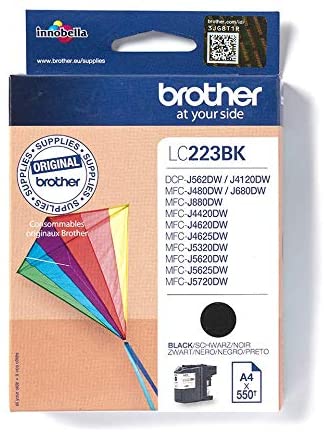 Brother LC223BK cartouche d'encre Noire authentique (TVA incluse)