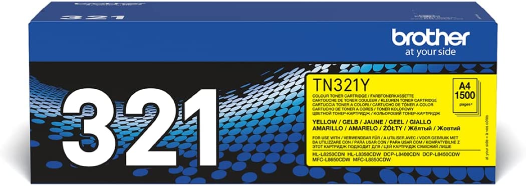 Brother TN321Y jaune cartouche de toner authentique (TVA incluse)