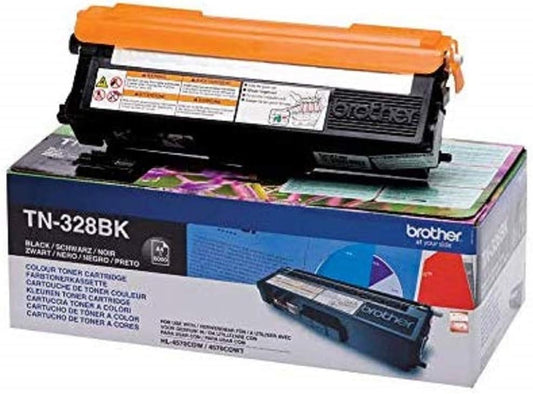 Brother TN328BK noir cartouche de toner authentique (TVA incluse)