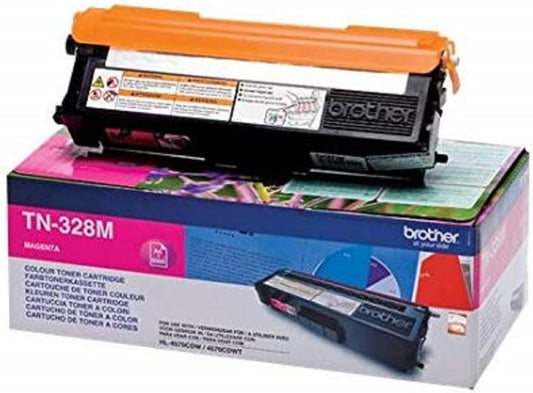 Brother TN328M magenta cartouche de toner authentique (TVA incluse)