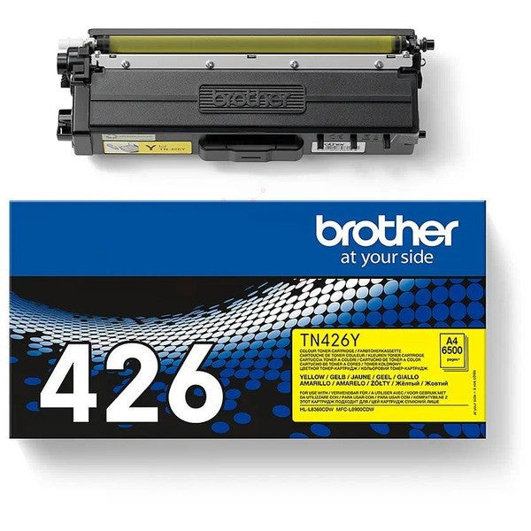 Brother TN426Y (TN-426Y) Cartouche de toner Jaune authentique (TVA incluse)