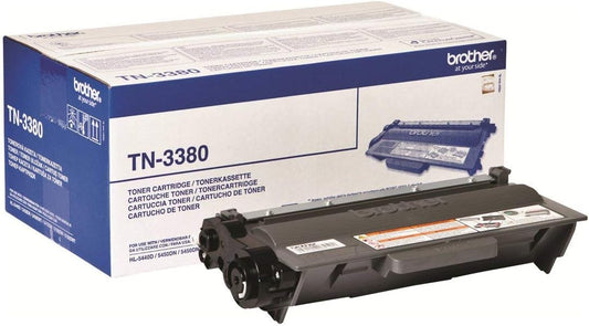 Brother TN3380 (TN-3380) Cartouche de toner Noir authentique (TVA incluse)