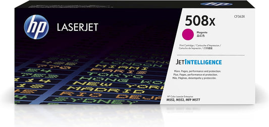 HP CF363X (508X) Cartouche de toner Magenta authentique (TVA incluse)