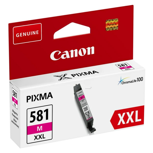 Canon CLI-581XXL Cartouche d'encre Magenta authentique (TVA incluse)