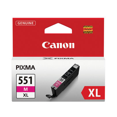 Canon CLI-551XL cartouche d'encre Magenta authentique (TVA incluse)