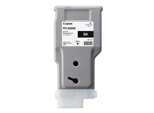 Canon PFI-206BK Noir Cartouche d'encre authentique 5303B00(TVA incluse)