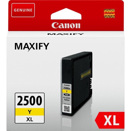 Canon PGI-2500XL Cartouche d'encre Jaune authentique (TVA incluse)