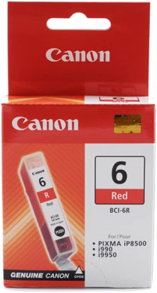 Canon BCI-6R Rouge, cartouche d'encre authentique - (TVA incluse)