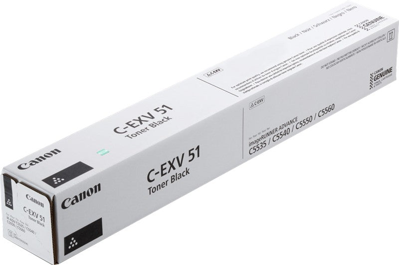 Canon C-EXV51B 0481C002AA (0481C002) Cartouche de toner Noir authentique (TVA incluse)