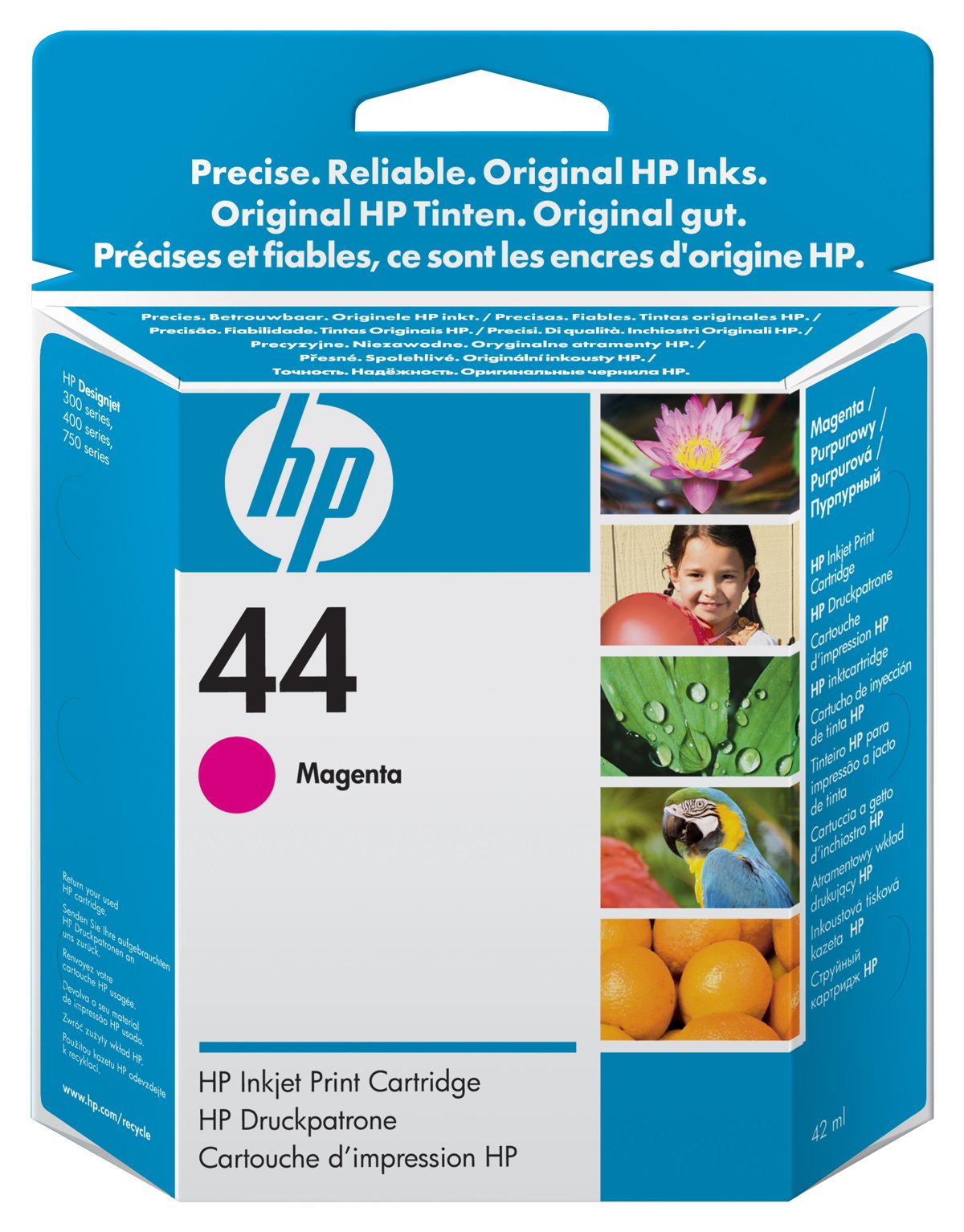 HP 44 cartouche d'encre Magenta authentique 51644ME (TVA incluse)