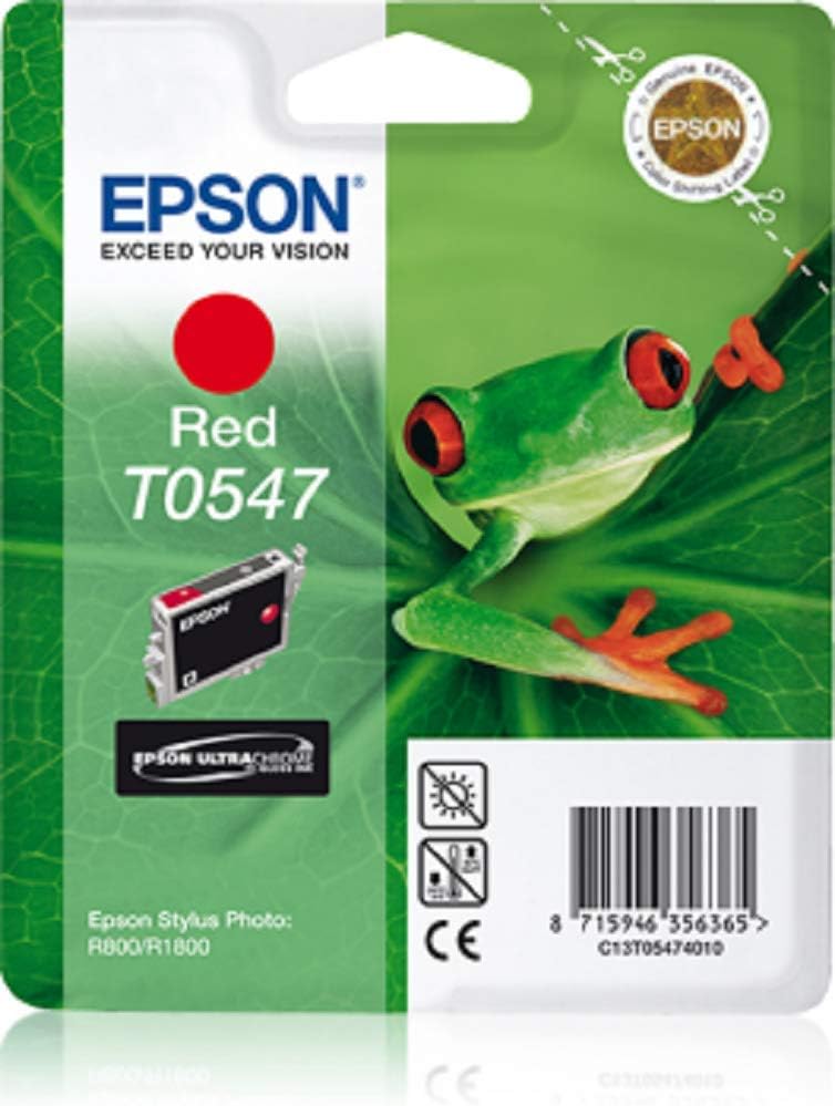 Epson T0547 Rouge C13T054740 cartouche d'encre authentique noir (TVA incluse)