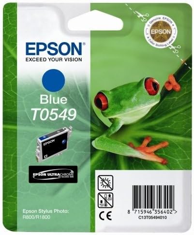 Epson T0549 Bleu C13T05494020 cartouche d'encre authentique noir (TVA incluse)