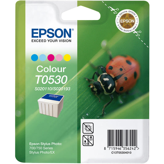 Epson T0530 cartouche d'encre Couleur authentique haute capacité C13T05304010 (TVA incluse)