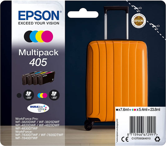 Epson 405 Multipack cartouche d'encre CMYK authentique (TVA incluse)