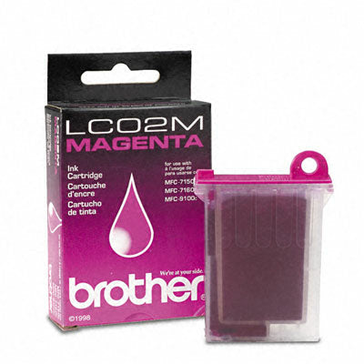 Brother LC02M cartouche d'encre Magenta authentique (TVA incluse)