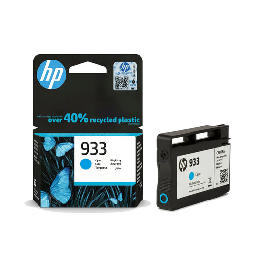 HP 933 cartouche d'encre Cyan authentique CN058AE (TVA incluse)