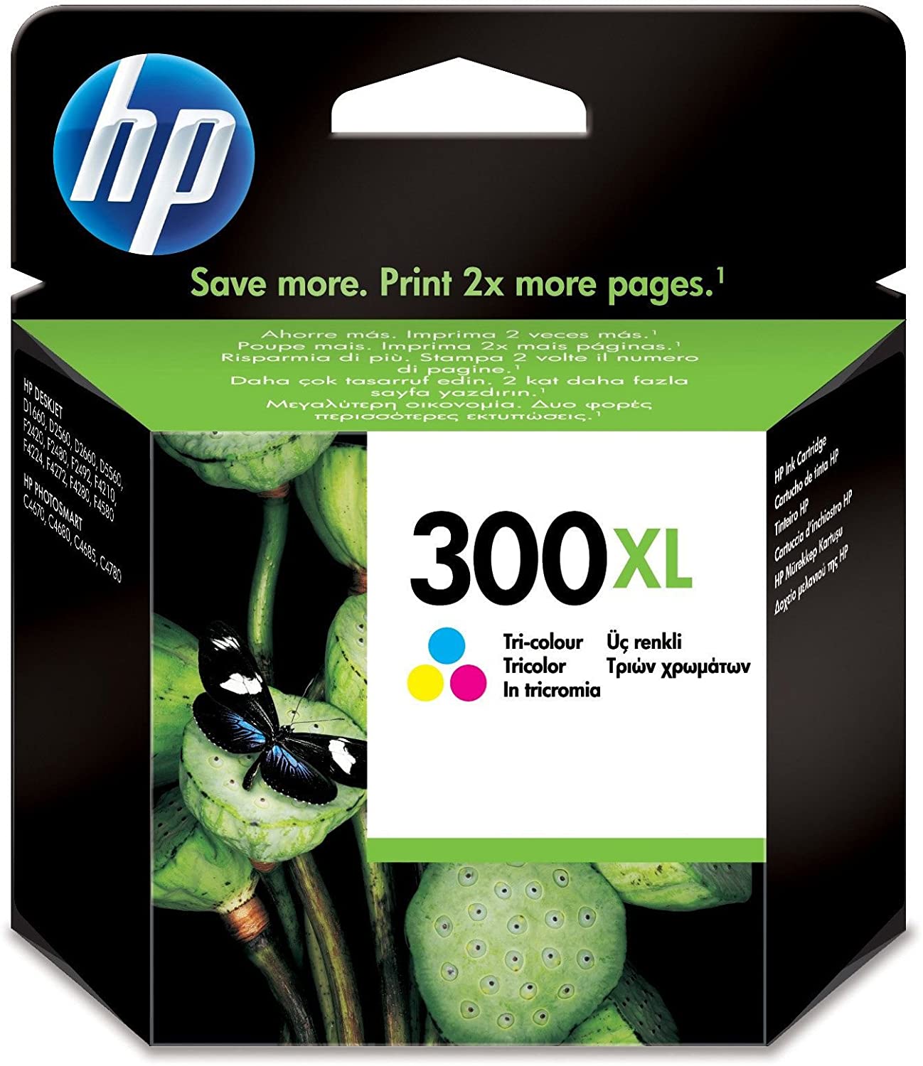 HP 300XL cartouche d'encre Tricolore authentique CC644EE (TVA incluse)