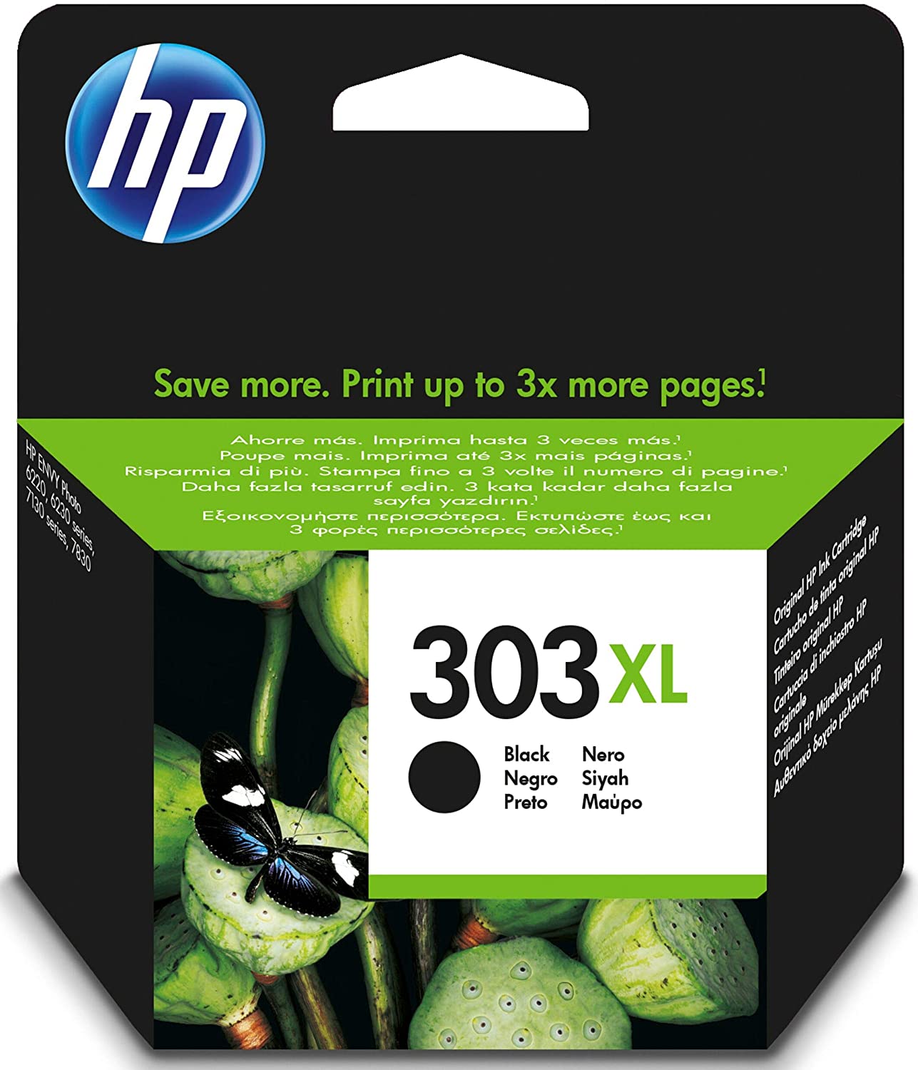 HP 303XL cartouche d'encre Noire authentique T6N04AE (TVA incluse)