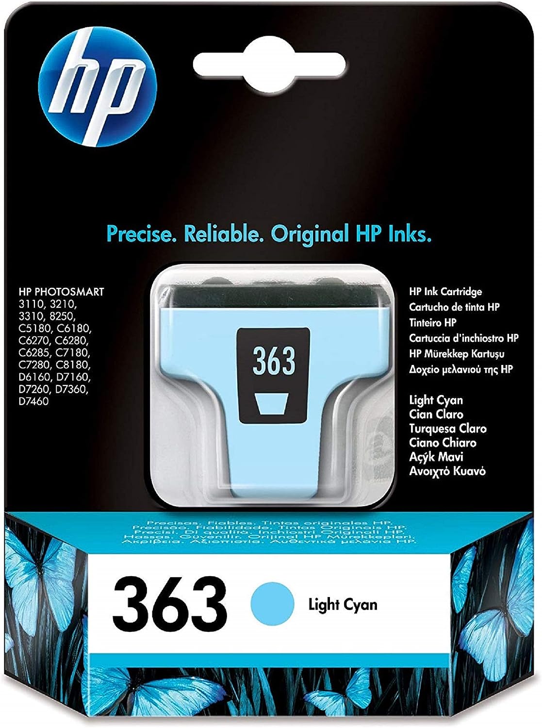 HP C8774EE 363 Cyan Clair cartouche d'encre authentique - (TVA incluse)