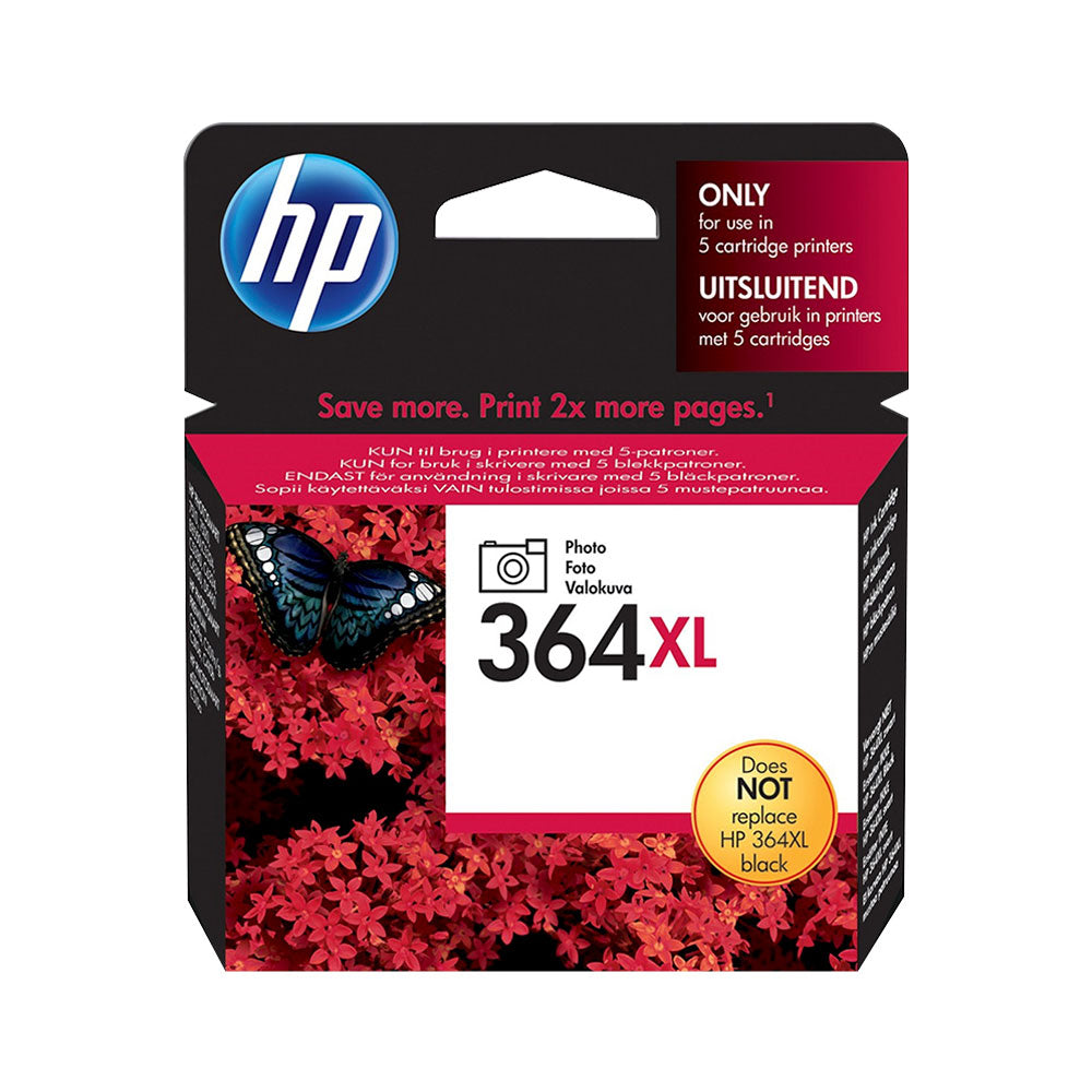 HP 364XL Photo Noir, cartouche d'encre authentique - (TVA incluse)